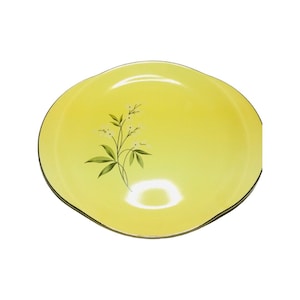 WS George China / Half Century Dinnerware / Yellow Platter / Vintage Platters
