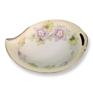 Tirschenreuth Porcelain / Tear Drop Decorative Dish / Hand Painted dishes / Collectible dishes / Catchall dish