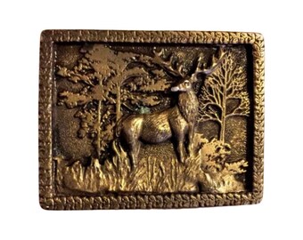 Adezy & Sons / Bronze Deer Belt Buckle / Mens Gifts / Belt buckles