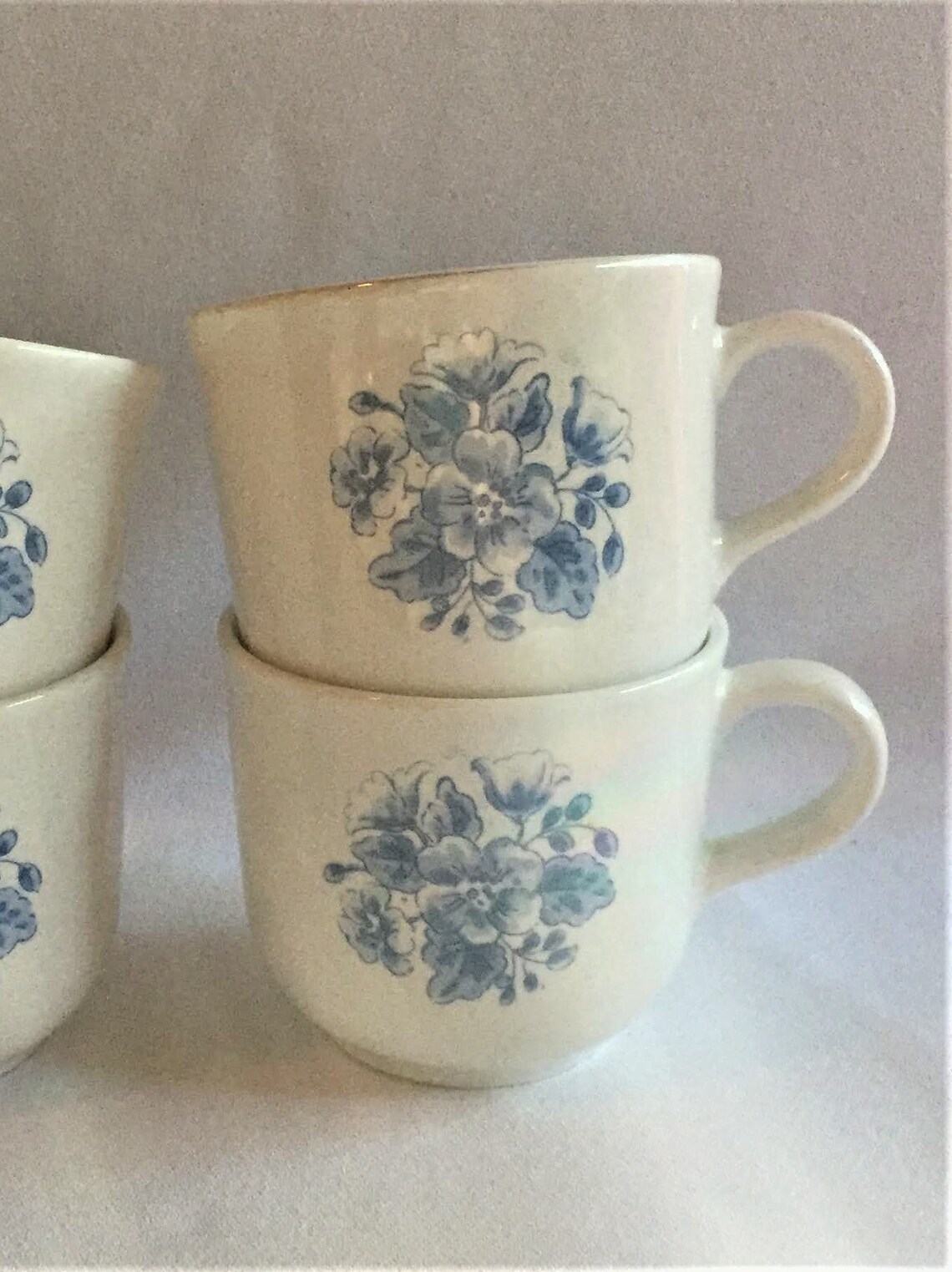 Corelle® Coordinates Stoneware Mugs / Vintage Blue Pattern / Etsy