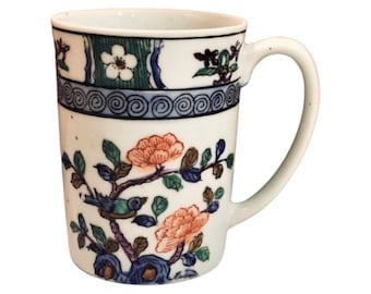 A.C.F. Mugs / Vintage Hand Painted porcelain Mug / Hong Kong / Collectible mugs