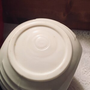 Fire King white milk glass grease jar no lid image 9