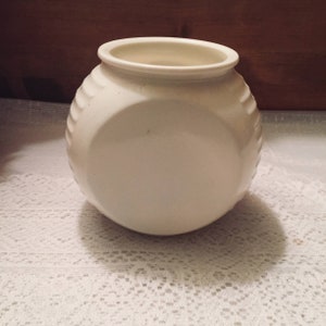 Fire King white milk glass grease jar no lid image 8