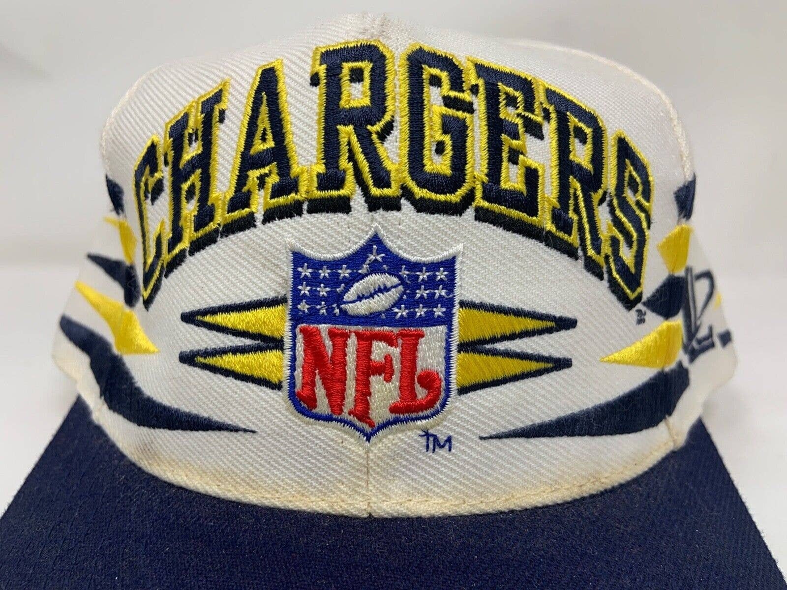 Chargers Football Womens Retro Sparkle Dad Cap Hat Chargers Football Dad Hat: Embroidered Cotton Twill Cap - Etsy main image 4