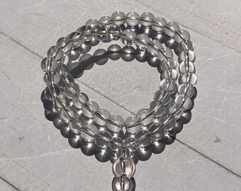 Clear Quartz Half Mala