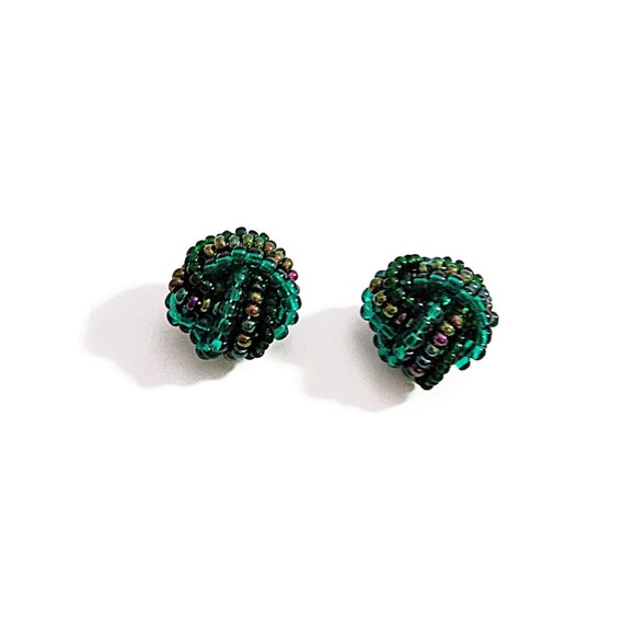 Vintage clip-on earrings in the shape of French k… - image 2