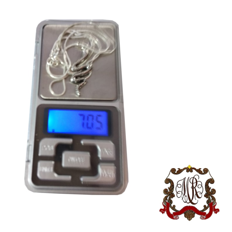 925 Silber SchlangenketteSet mit tibetische Silber Anh\u00e4nger in Form eine Schlange Designer MariRich Schmuck Reptil Schmuck mit Tier Motiv