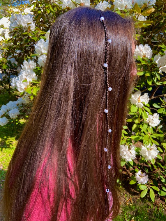 Pony Beads for Braids Pack of Pony Beads with Hair Elastics Etsy