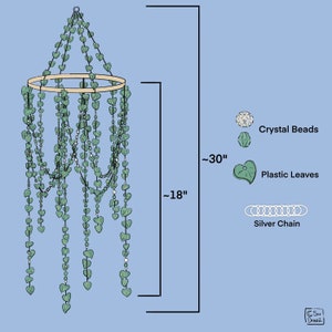 Cottage Core Leaf Sun Catcher Decoration image 2