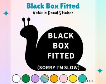 Sorry Black Box Autoschild, Baby On Board Style Saugnapfschild Black