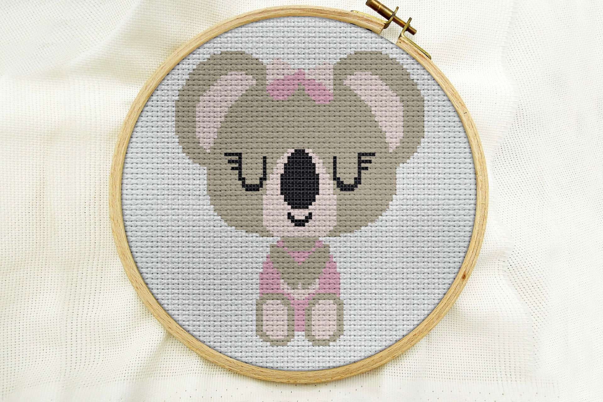 Koala Cross Stitch Pattern Animal Embroidery Pattern PDF | Etsy