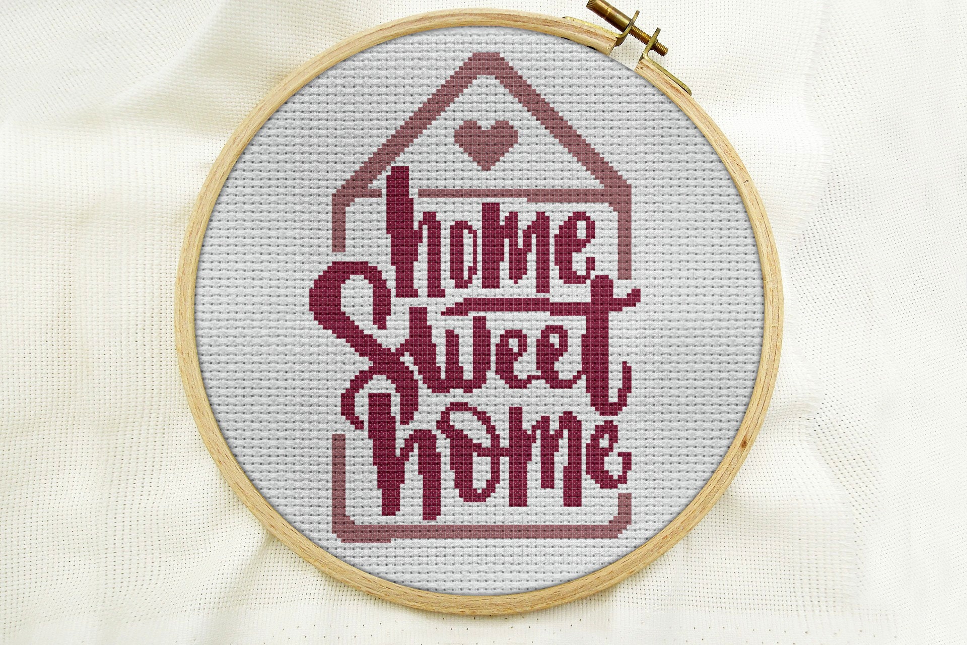 Home Sweet Home Cross Stitch Pattern Cross Stitch Quote Home | Etsy