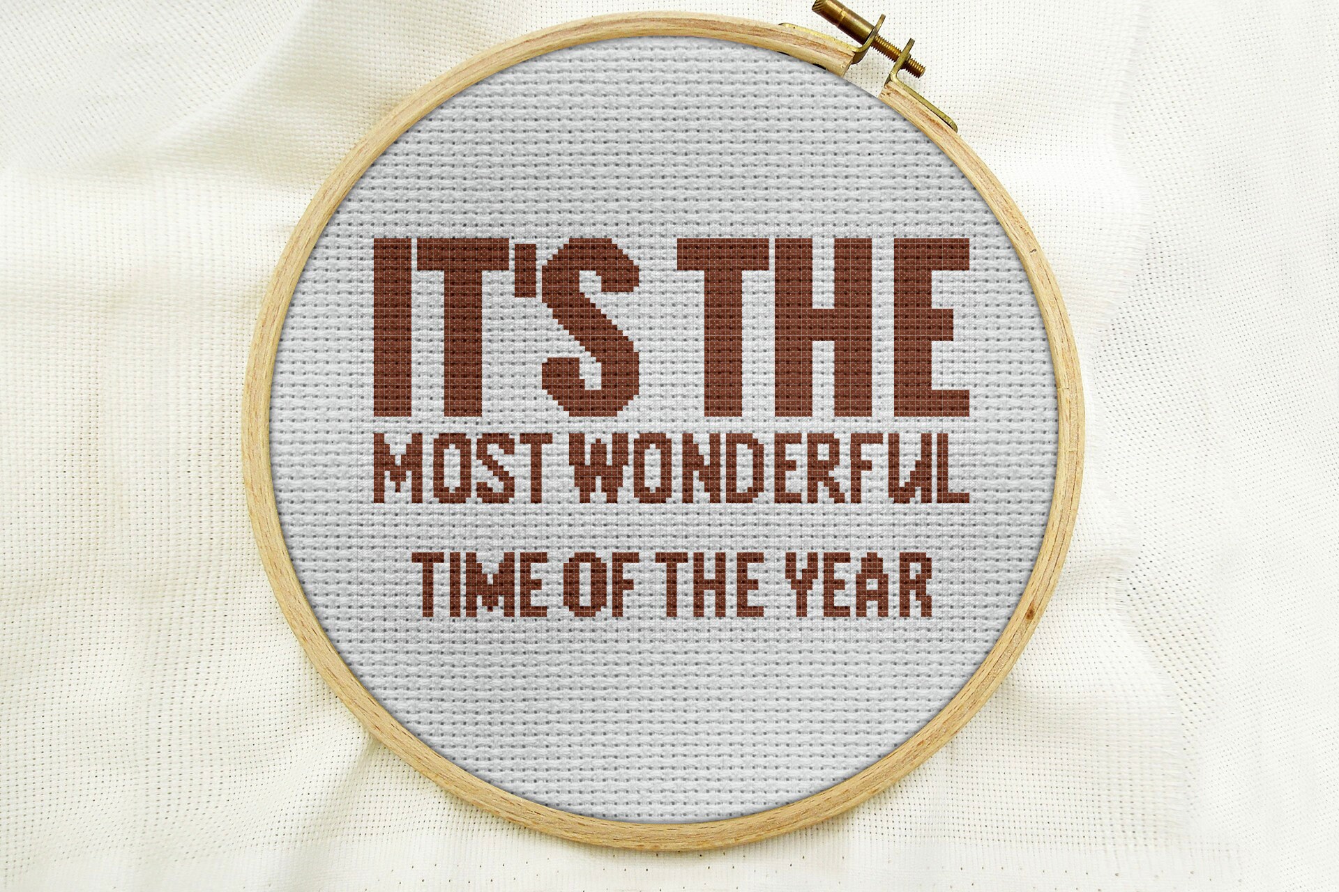 Its the most wonderful time of the year cross stitch pdf  etsy Its the most wonderful time of the year cross stitch pdf  etsy