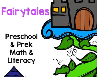 Fairytale Preschool & Prek Math and Literacy Printables