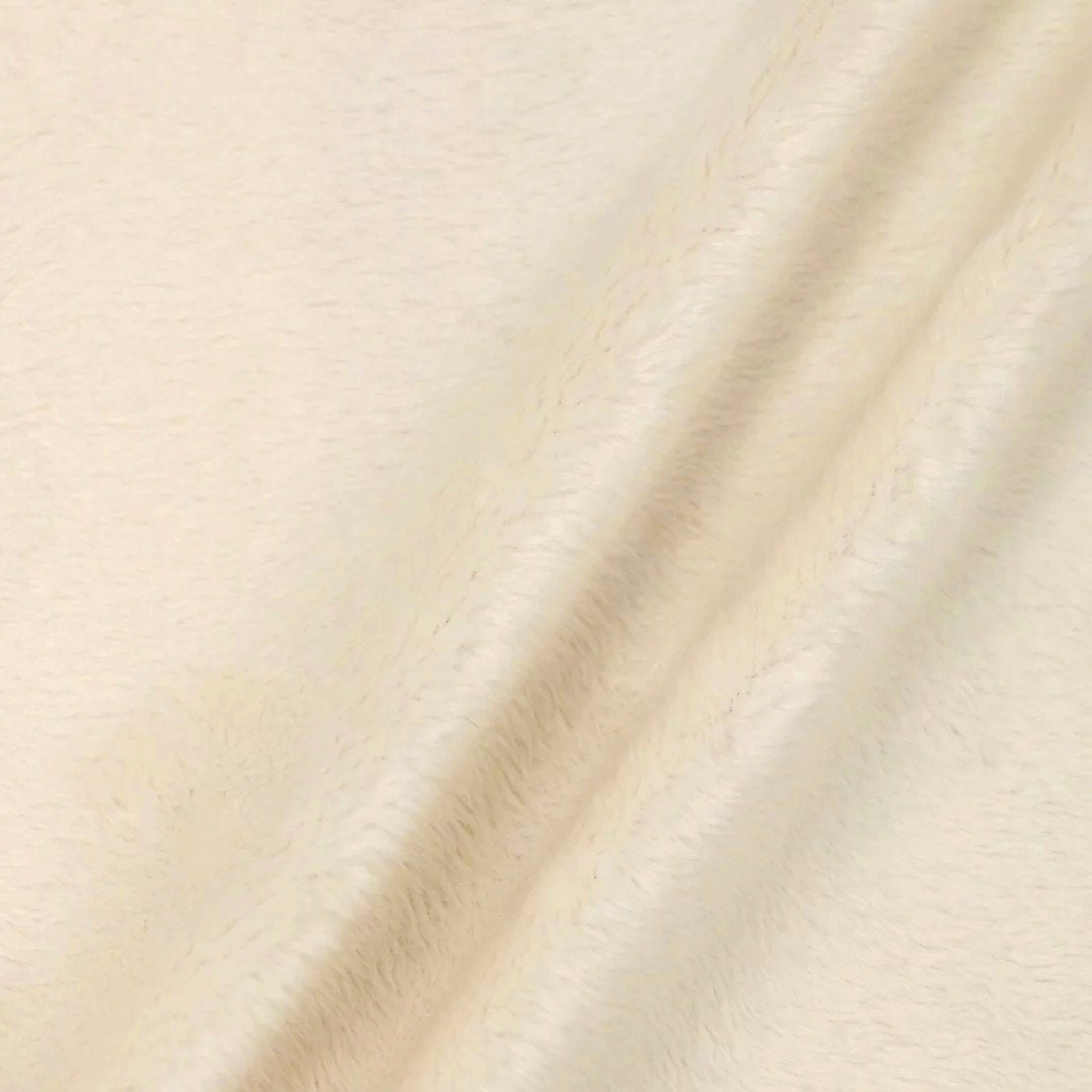 Lara IVORY Solid Smooth Minky Fabric for Quilting Blankets - Etsy