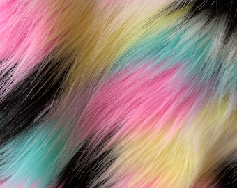 Melodie-patches 36 ruige zachte namaakbontstof voor woondecoratie, kostuums, kussens, beddengoed, plaids, ambachten