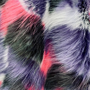 Melodie PATCHES 4 Shaggy Soft Faux Fur Fabric for Home Decor, Costumes, Pillows, Beddings, Throws, Crafts