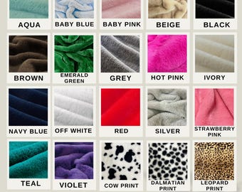 Mischa Ultra Soft Minky Rabbit Bunny 0.5&quot; Pile Faux Fur Fabric for Fursuit, Cosplay Costume, Photo Prop, Throw Pillow, Crafts