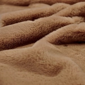 Mischa MOJAVE Ultra Soft Minky Rabbit Bunny 0.5" Pile Faux Fur Fabric for Fursuit, Cosplay Costume, Photo Prop, Throw Pillow, Crafts