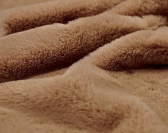 Mischa MOJAVE 超ソフトミンキーラビットバニー 0.5インチパイルフェイクファー生地（ファースーツ、コスプレ衣装、写真撮影用小道具、クッション、クラフト用）