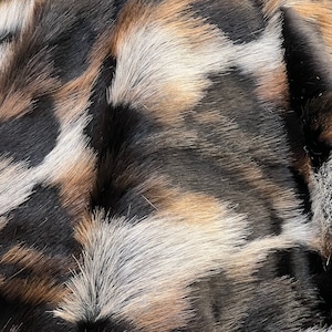 Melodie PATCHES 32 Shaggy Soft Faux Fur Fabric for Home Decor, Costumes, Pillows, Beddings, Throws, Crafts