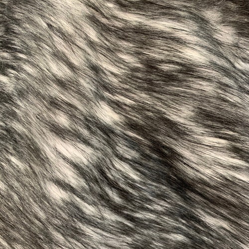 Fiona RED BLACK Husky Soft Faux Fur Fabric for Home Decor - Etsy