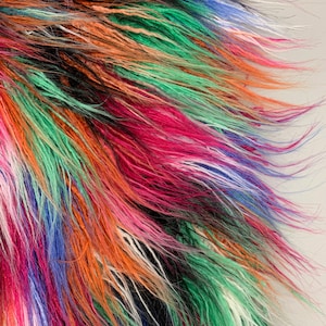 Melodie PATCHES 24 Shaggy Soft Faux Fur Fabric for Home Decor, Costumes, Pillows, Beddings, Throws, Crafts