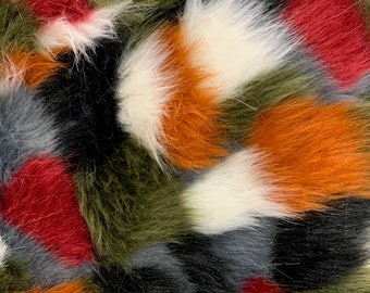 Melodie-patches 26 ruige zachte namaakbontstof voor woondecoratie, kostuums, kussens, beddengoed, plaids, ambachten