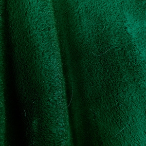 Czarina HUNTER GREEN Ultra Soft Minky Rabbit Short Pile Faux Fur Fabric for Fursuit, Cosplay Costume, Photo Prop, Throw Pillow, Crafts