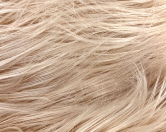 Anika LATTE zachte 3" lange stapel namaakbontstof voor fursuit, cosplaykostuum, fotorekwisiet, sierkussen, sierkussen, ambachten - 50050