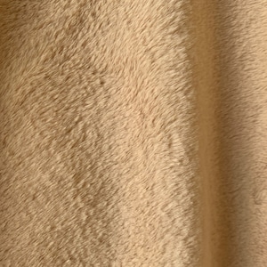 Czarina CAMEL Ultra Soft Minky Rabbit Short Pile Faux Fur Fabric for Fursuit, Cosplay Costume, Photo Prop, Trim, Throw Pillow, Crafts