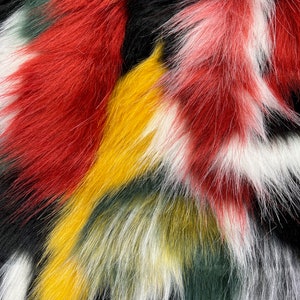 Melodie PATCHES 35 Shaggy Soft Faux Fur Fabric for Home Decor, Costumes, Pillows, Beddings, Throws, Crafts