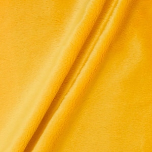Lara MANGO Solid Smooth Minky Fabric for Quilting, Blankets, Baby & Pet Accessories, Pillows, Throws, Clothes, Stuffed Toys, Costume, Crafts