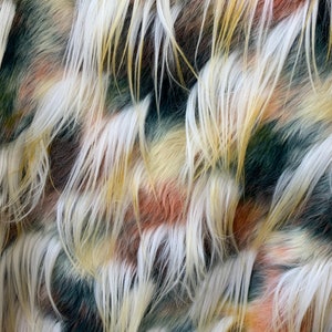 Melodie PATCHES 19 Shaggy Soft Faux Fur Fabric for Home Decor, Costumes, Pillows, Beddings, Throws, Crafts