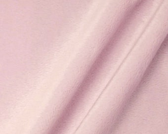 Lara BABY PINK Solid Smooth Minky Fabric for Quilting, Blankets, Baby & Pet Accessories, Throws, Clothes, Stuffed Toys, Costume, Crafts