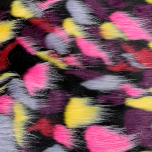 Melodie PATCHES 13 Shaggy Soft Faux Fur Fabric for Home Decor, Costumes, Pillows, Beddings, Throws, Crafts