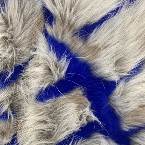 Melodie PATCHES 12 Shaggy Soft Faux Fur Fabric for Home Decor, Costumes, Pillows, Beddings, Throws, Crafts