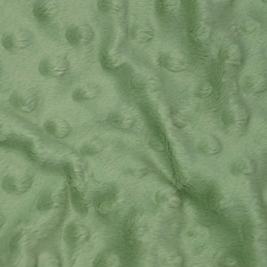 Alison LIGHT OLIVE Embossed Dimple Dots Soft Velvety Minky Fabric for Blankets, Baby Accessories, Pillows, Stuffed Toys, Costume, Crafts