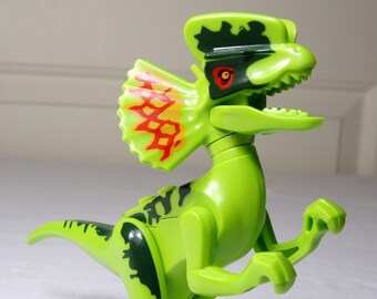 1993 Kenner Jurassic Park Dilophosaurus Dilo Toy Water Squirter Rubber