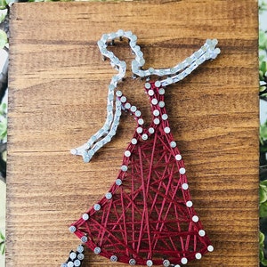 Ballroom Dancer String Art | Handmade Decor | Elegant Wall Hanging | Gift for Dancer