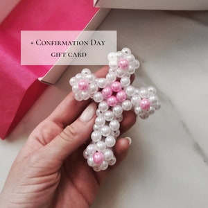Confirmation gift for girls catholic, Baptism invitation girl, Goddaughter gift from godmothet, First holy communion gift, Religious items