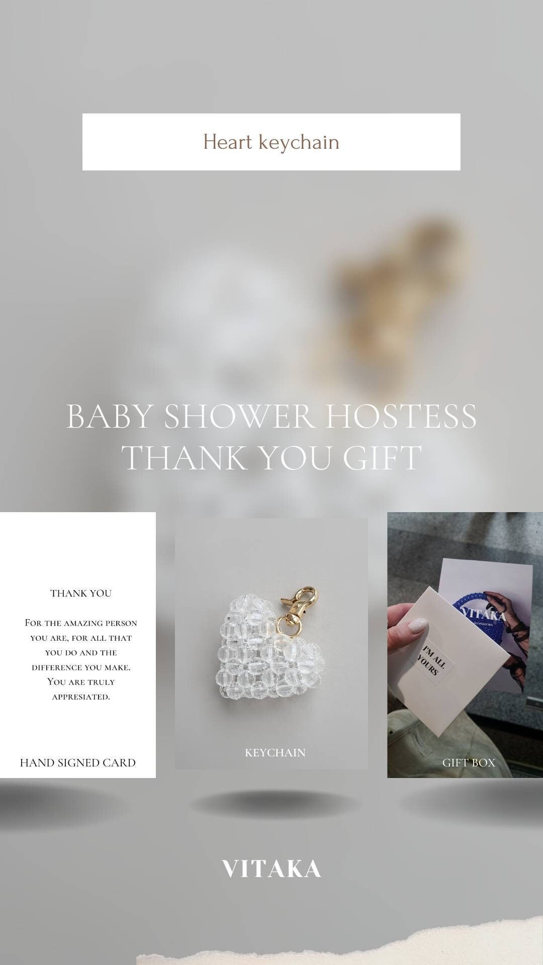 Thank You Gift Baby Shower Hostess Thank You Gift Heart Funny Etsy