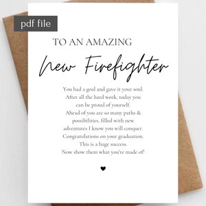 Regalo per pompiere, regalo di laurea per pompiere, dipartimento dei vigili del fuoco, sottile linea rossa, soccorritore antincendio, regalo di laurea per lui, regalo di pensionamento