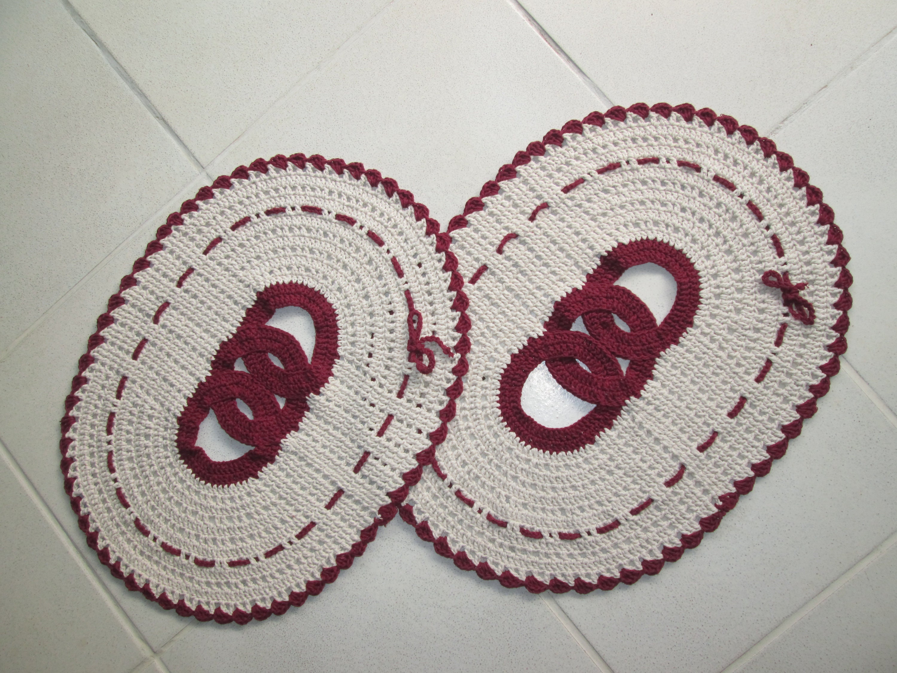 Oval Croche Rug String Rug Raw Oval Crochet Rug and Maple Etsy