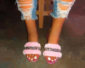 sexy fluffy slippers