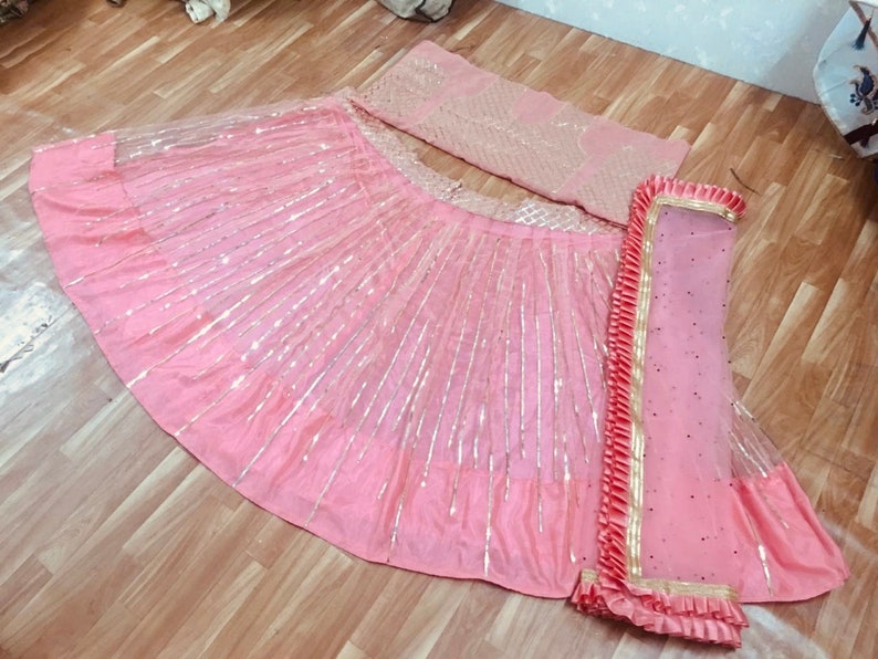 New Indian Outfit Clothing Lehenga Choli Party Wedding Wear Dewali Christmas Gift For Women With Dupatta