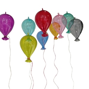 Hand-Blown Glass Balloon Pendant: Murano Style Lighting Decor