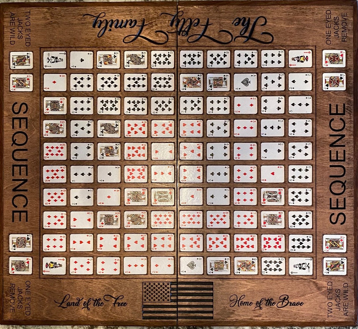 Sequence board game Collectors Edition Etsy