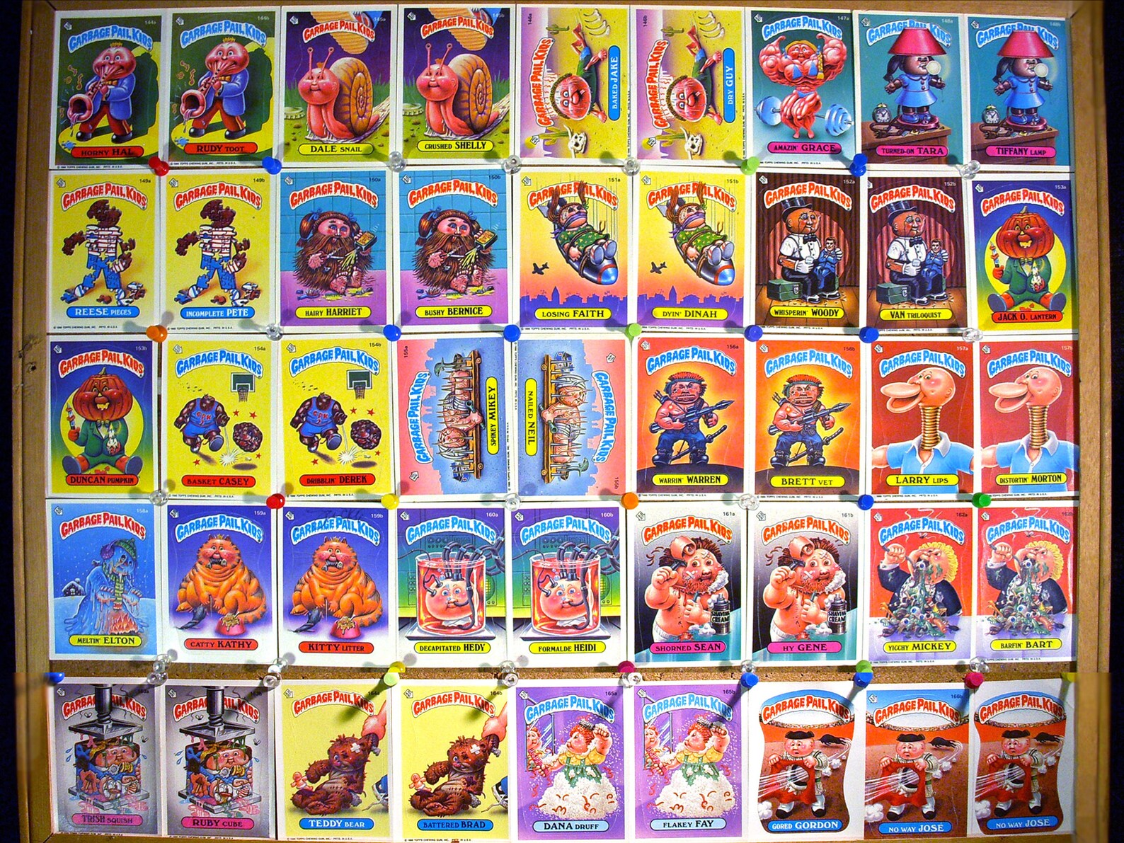 1986 Garbage Pail Kids Series 4 80 s Vintage Topps Etsy