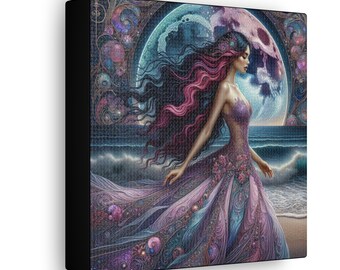 Celestial woman canvas